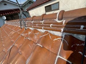 ラバーロック悪所打ち替え工事 施工中
